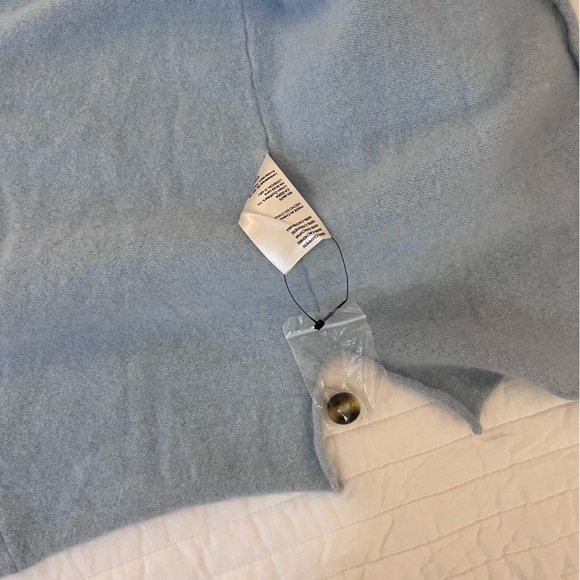 Free People Baby Blue Paloma Cashmere Cardigan - Picture 7 of 10